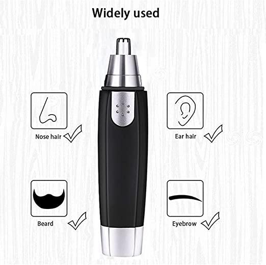 Nose & Ear Hair Trimmer – Battery Operated, Painless Groomingk