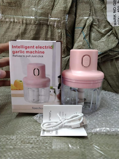 Mini Electric Food Chopper – One-Button Operation
