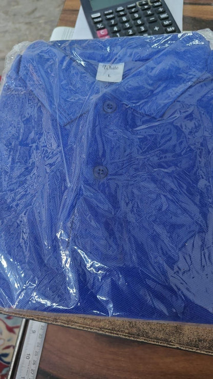 Poly Matte Solid Half Sleeves Men’s Polo T-Shirt – Pack of 4