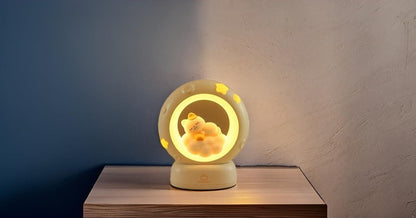 Moon LED Night Lamp with 3 Brightness Modes &amp; Touch Control