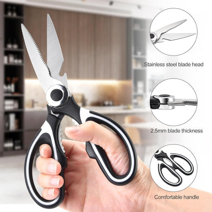 Multifunction Kitchen Scissors – Chicken Bone, Meat &amp; Vegetable Cutter