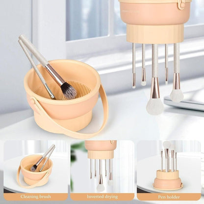 3-in-1 Makeup Brush Cleaner Bowl