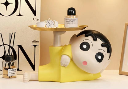 Shinchan Tray Holder – Decorative Key & Entryway Organizer