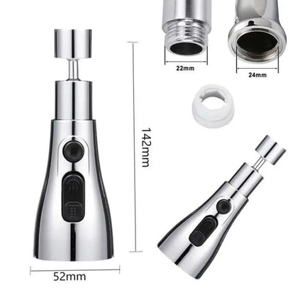 3 Modes Kitchen Sink Faucet – Stainless Steel