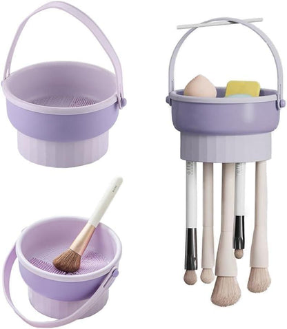 3-in-1 Makeup Brush Cleaner Bowl