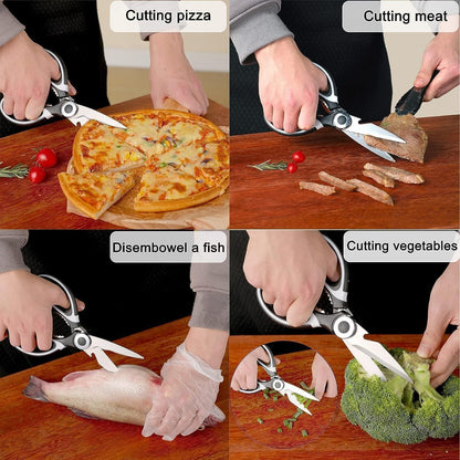 Multifunction Kitchen Scissors – Chicken Bone, Meat &amp; Vegetable Cutter