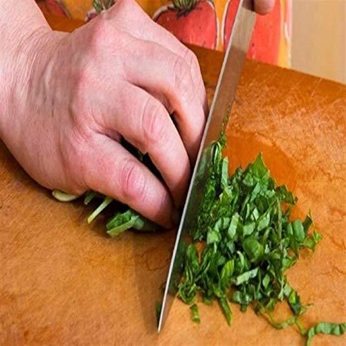 Wooden Chopping Board with 5-Pcs Stainless Steel Knife Set