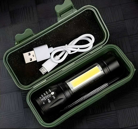Mini Portable LED Torch – Black