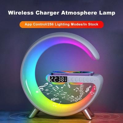 G-Shaped LED Lamp – Bluetooth Speaker &amp; Wireless Charger