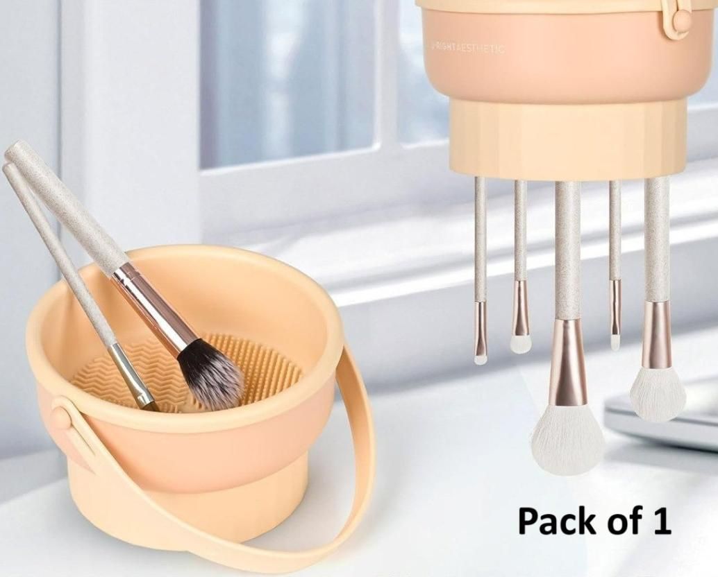 3-in-1 Makeup Brush Cleaner Bowl