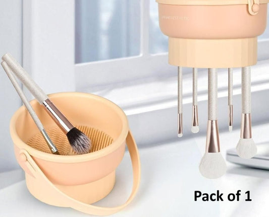 3-in-1 Makeup Brush Cleaner Bowl