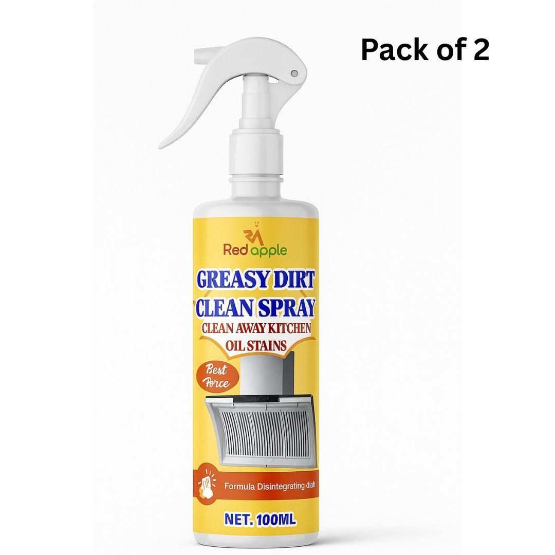 Greasy Dirt Clean Spray – 100 ml (Pack of 2)
