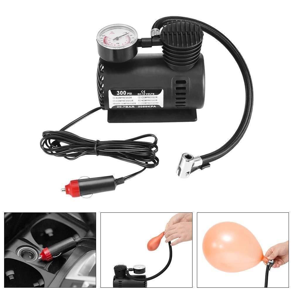 12V Multipurpose Air Compressor with Metallic Body