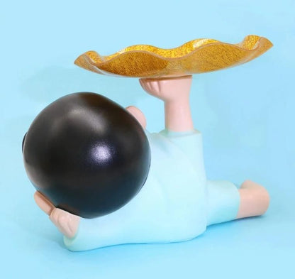 Shinchan Tray Holder – Decorative Key & Entryway Organizer