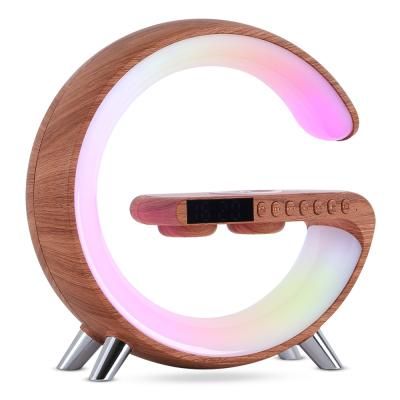 G-Shaped LED Lamp – Bluetooth Speaker &amp; Wireless Charger