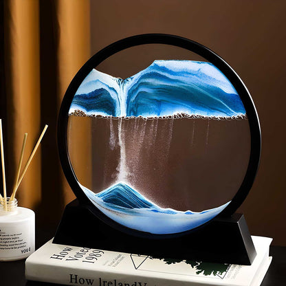 3D Deep Sea Moving Sand Art – Kinetic Sandscape Table Decor