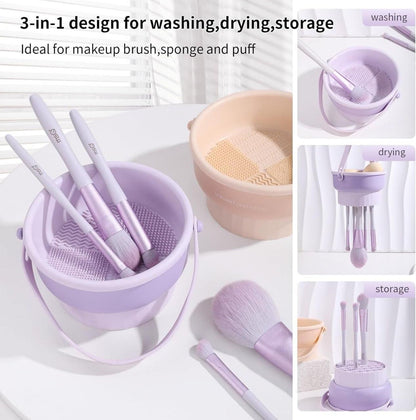 3-in-1 Makeup Brush Cleaner Bowl