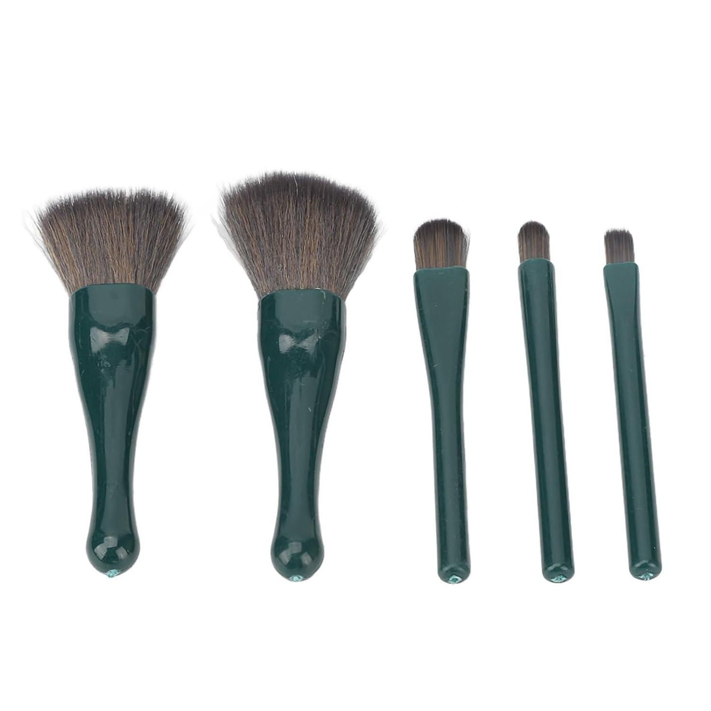 Makeup Brushes Set – 5pcs Soft Bristles with Mirror Case